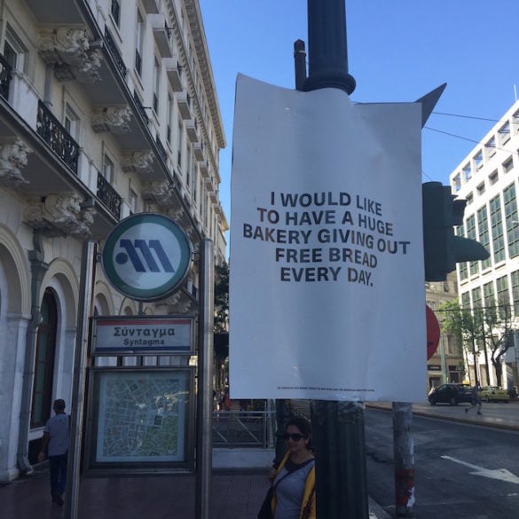 IMG_3218 Photos of the Day: Refugees’ Hopes and Wishes on the Streets of Athens
