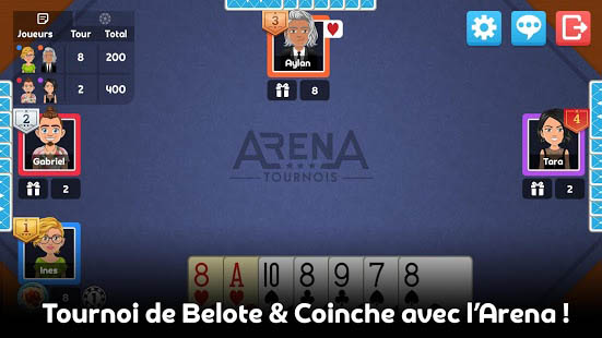 Aperçu Exoty Belote : Compétitions de Belote & Coinche - Img 2