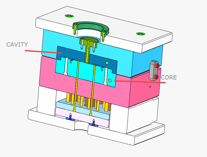 Mold Core for Injection Molding Plastopia