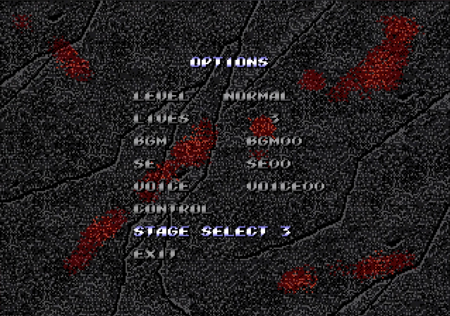 Streets of Rage 3 cheats sega genesis