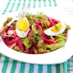 Ensalada de Remolacha, Huevo Duro y Cacahuetes