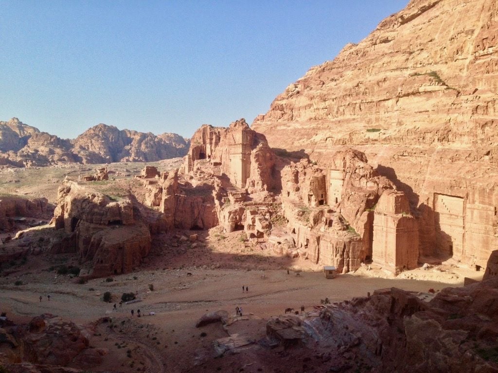 Petra vista dall'alto
