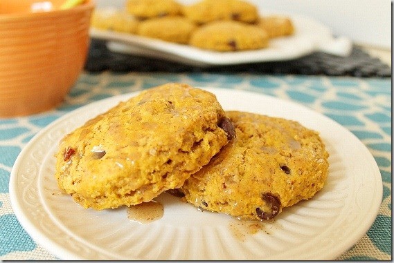 Pumpkin Chocolate Chip Scones