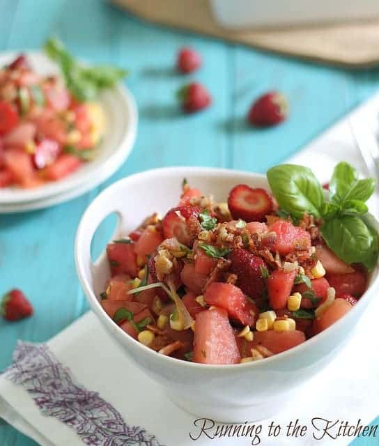 Watermelon Bacon Salad