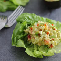Creamy Sriracha Avocado Egg Salad