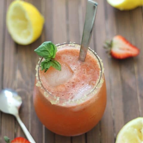 Strawberry Basil Lemonade