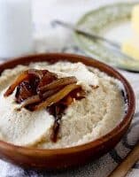 Brown Butter Mashed Cauliflower with Caramelized Onions
