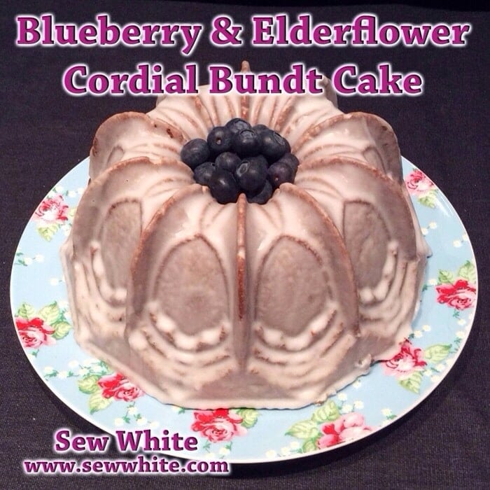 blueberry elderflower bundt