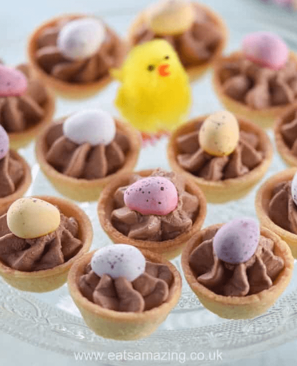 Mini Eggs Chocolate Cheesecake Bites from Eats Amazing