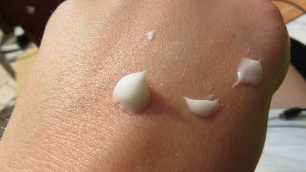 Swatch van de footbalm van Rituals