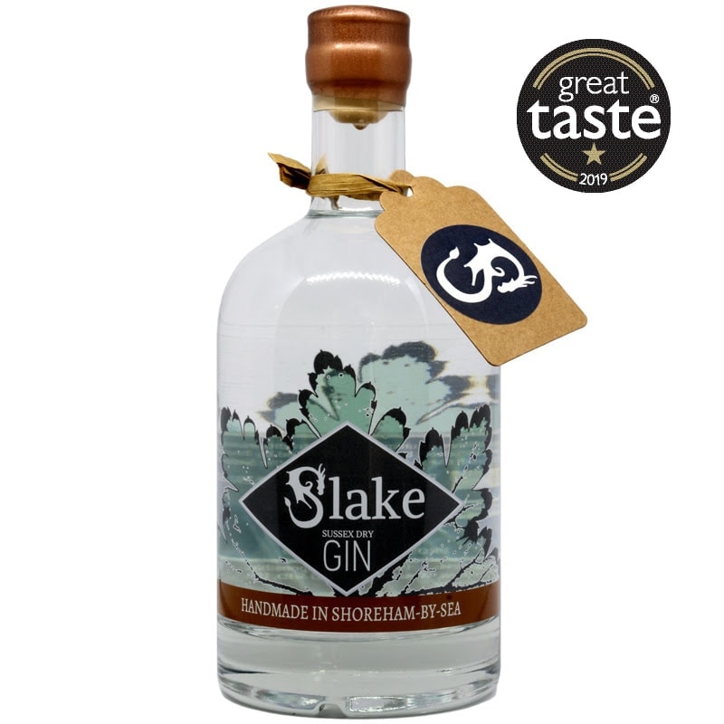 Slake Sussex Dry Gin Bottle