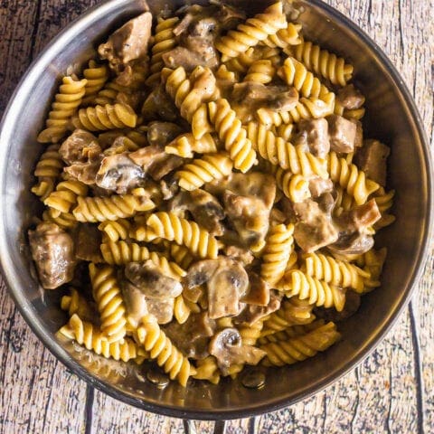 Easy Beef Stroganoff
