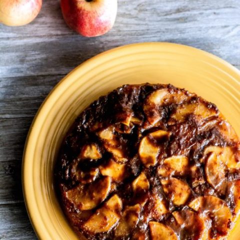 Caramel Apple Upside Down Cake