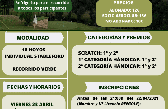 I Torneo Cadena Cope en Tambre Golf