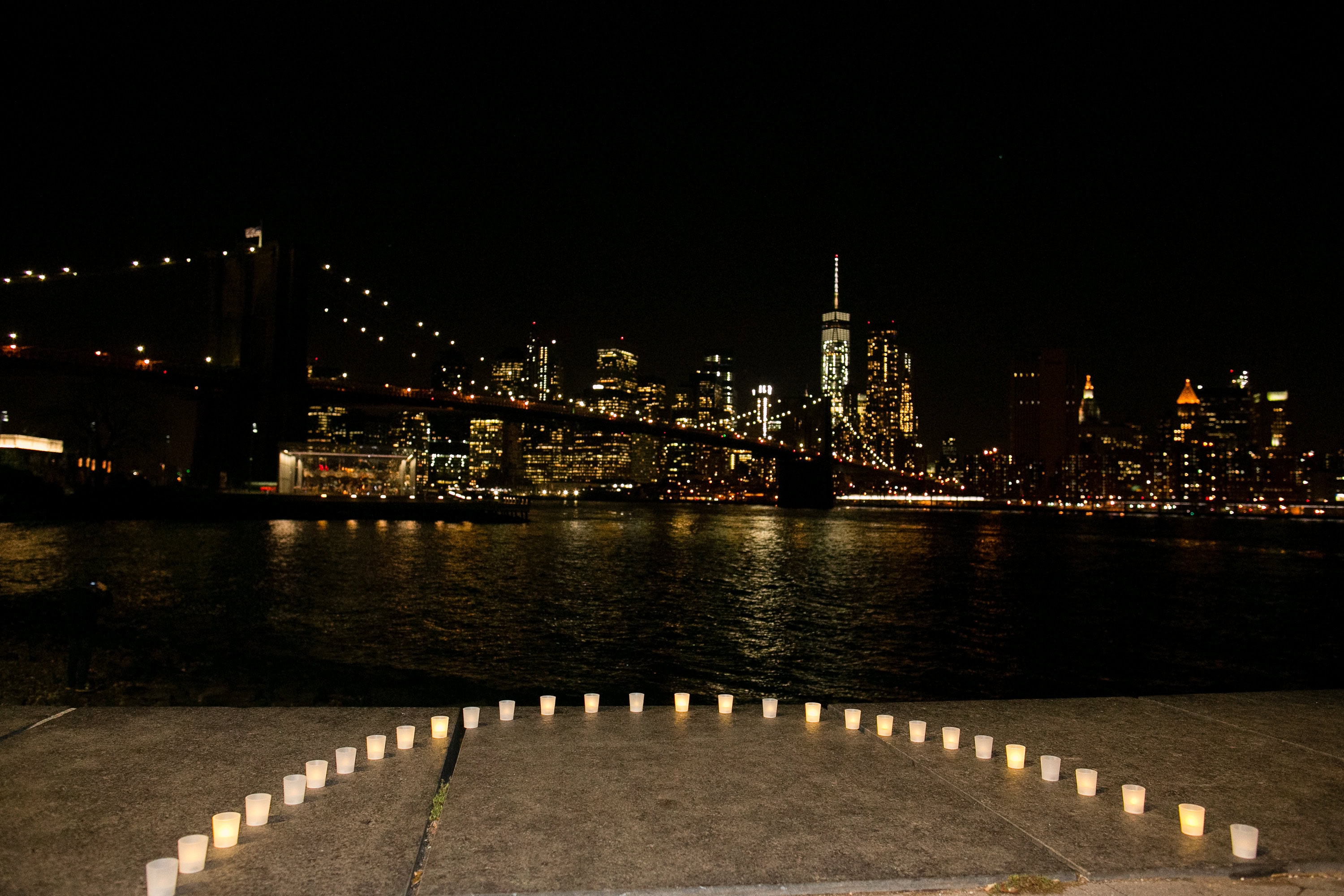 Candlelight Romance Proposal New York Proposal Idea