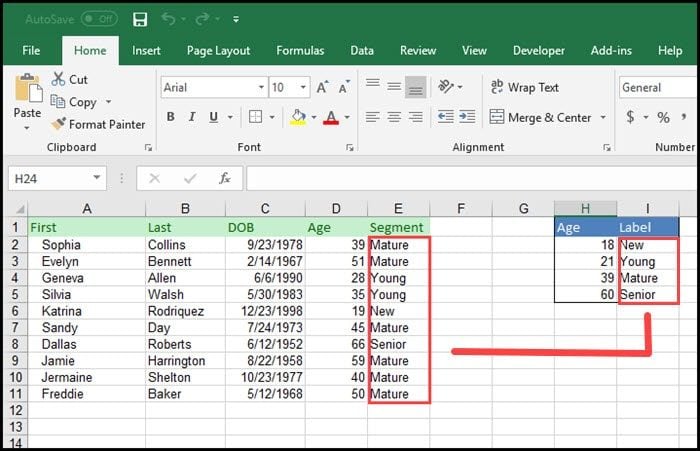 Excel Vlookup Example Tutorial Spreadsheet Productivity Portfolio