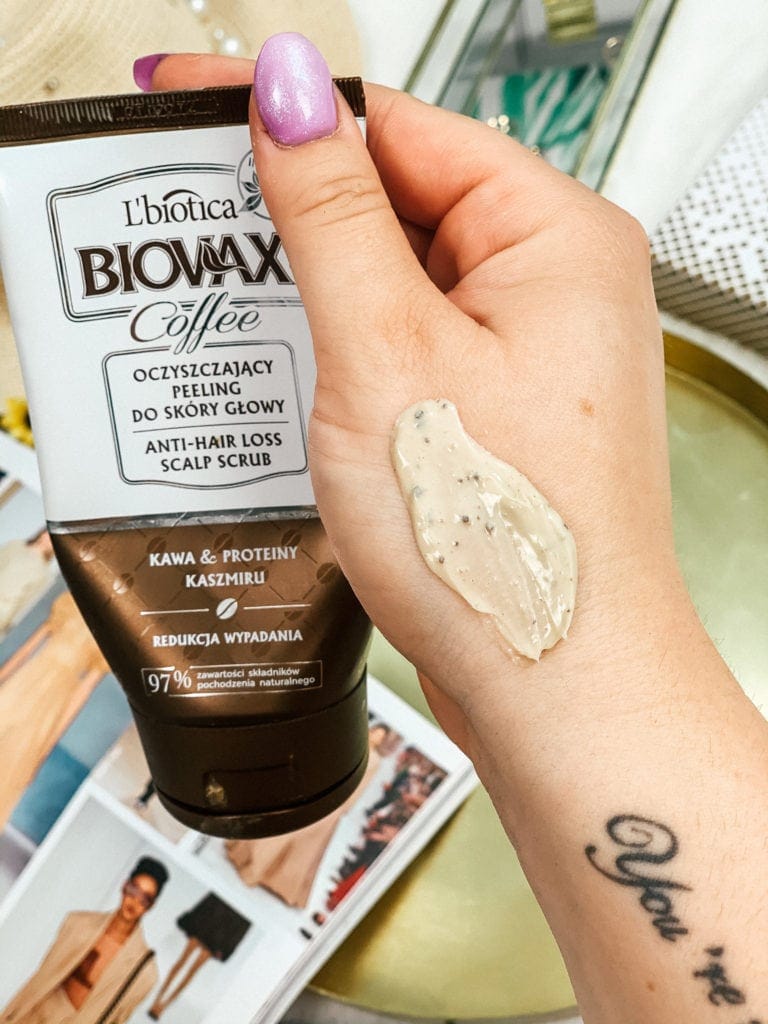 peeling do skóry głowy biovax
