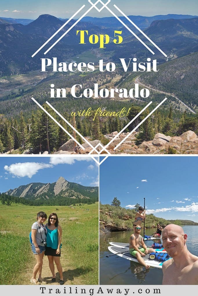 Wondering where to go in Colorado with friends from out of town? Show them what makes this state so RAD with these top 5 can\'t-miss places near Denver. From Red Rocks to paddleboarding at Horsetooth Reservoir, and of course, a trip to Rocky Mountain National Park. #colorado #hike #boulder #denver #fortcollins