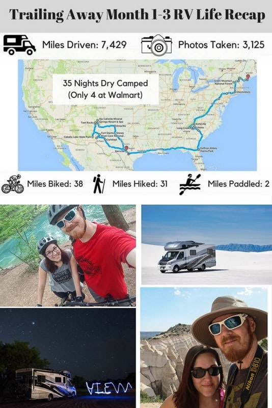 How RV life has REALLY been so far - by the numbers, top mistakes, most memorable moments, and monthly summaries. It isn\'t perfect, but it is worth it! #rvlife #fulltimerving #rving #fulltimetravel #nomadic