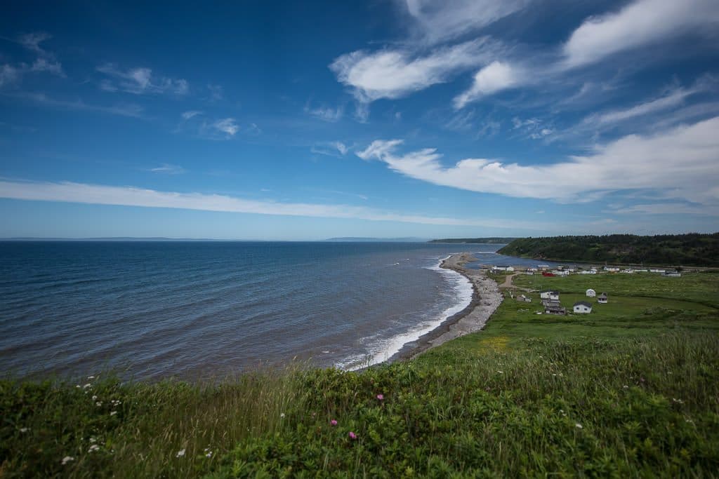 Atlantic coast on the hill near Pirate's Haven