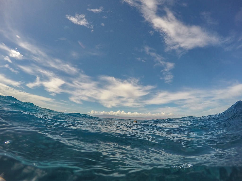 waves why snorkeling in molokai