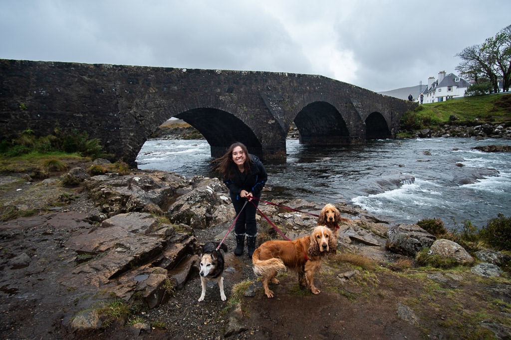 isle of skye with dogs