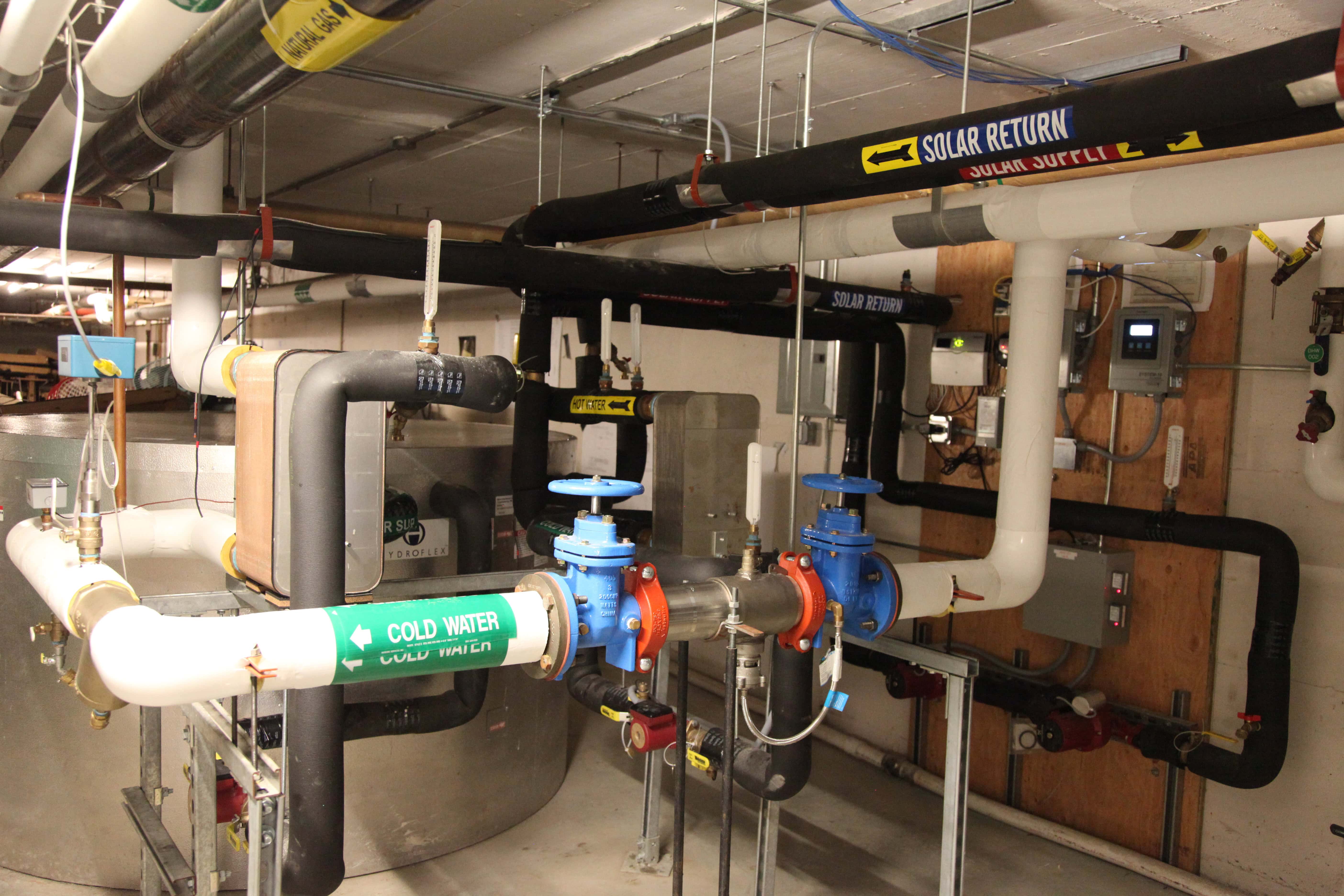 Mass Maritime Solar Hot Water