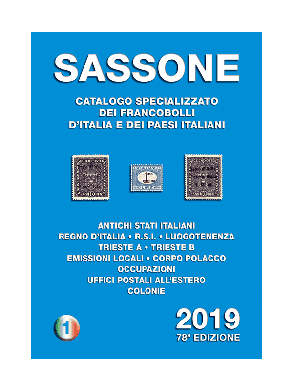 Sassone Specializzato dei Francobolli d’Italia e dei Paesi Italiani 2019-1