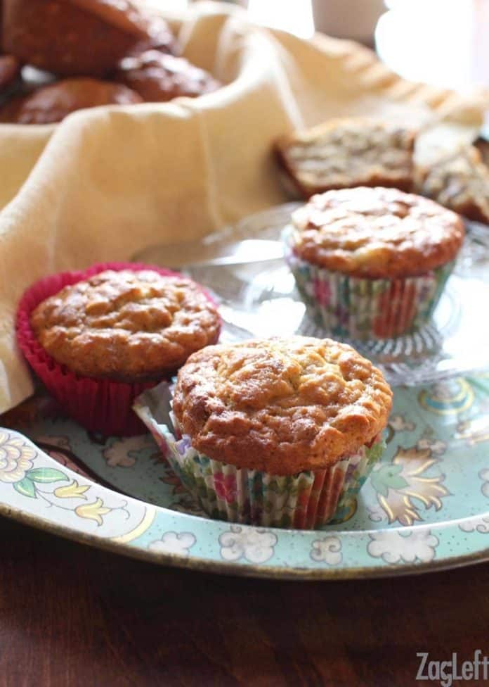 Banana Oat Pecan Muffins | ZagLeft