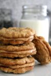 Halfway to Heaven Peanut Butter Cookies: this recipe is nearly all in halves, which makes it super easy to remember. And they're beyond heavenly!