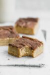 Forget snickerdoodle cookies, these Bourbon Snickerdoodle Blondies are where it's at! Ready in just 45 minutes, these blondies are a real crowd pleaser.