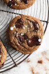An espresso chocolate chip coookie