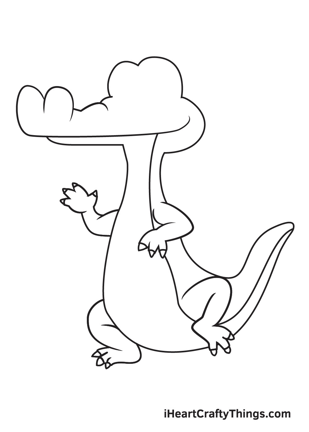 Alligator Drawing – Step 7