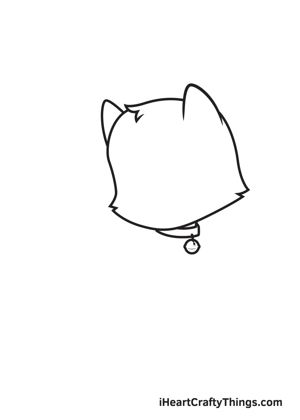 cat drawing – step 4