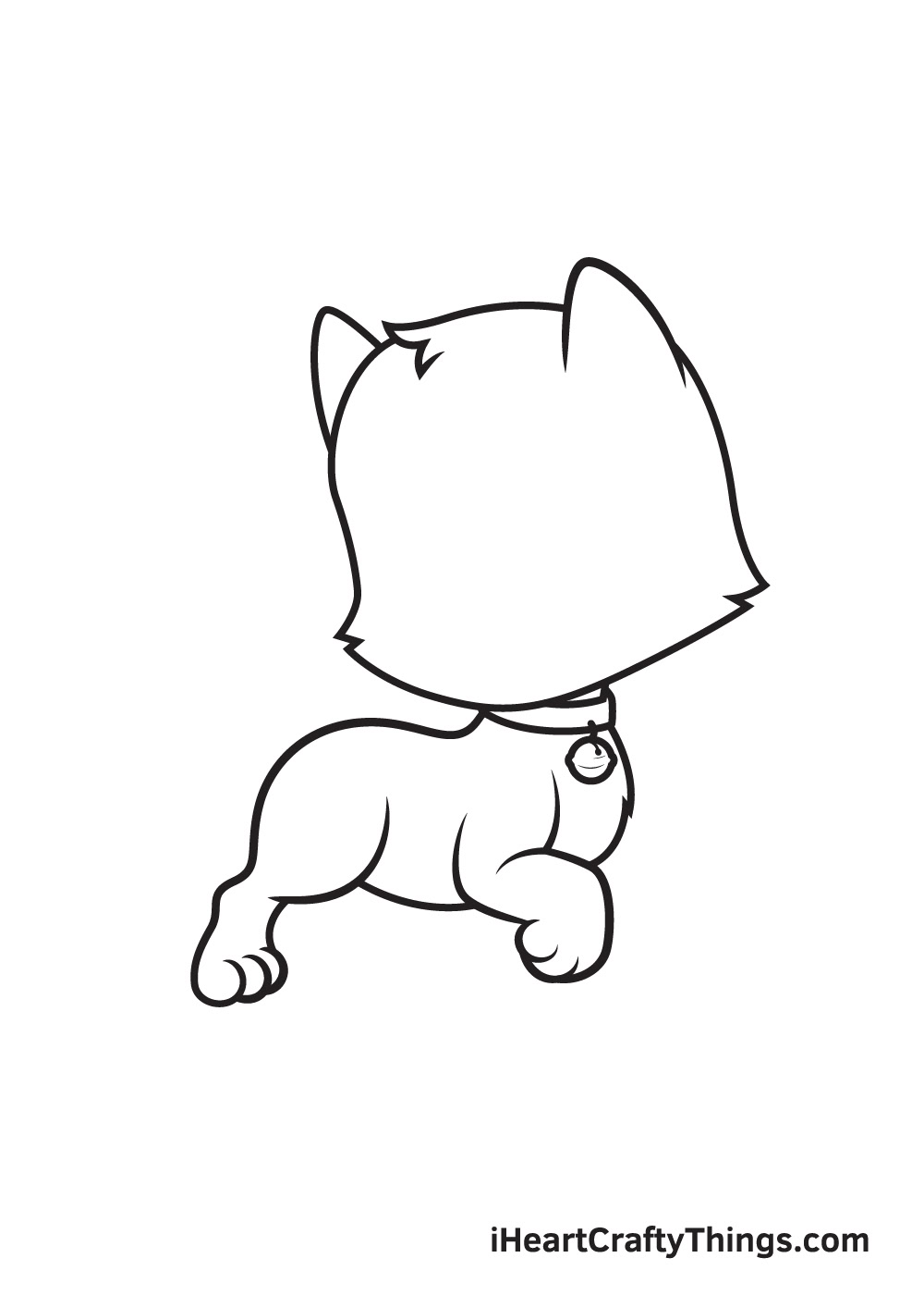 cat drawing – step 6