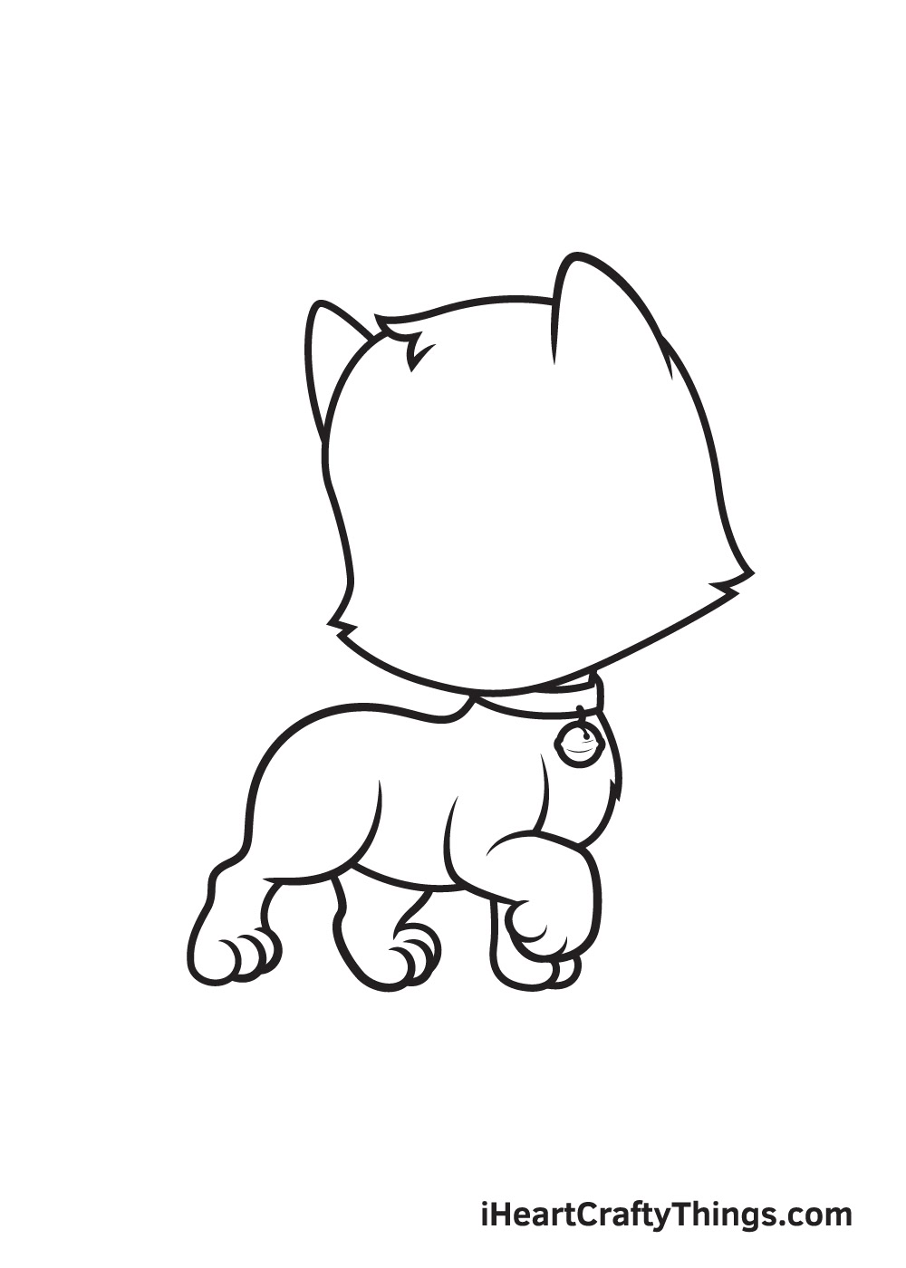 cat drawing – step 7