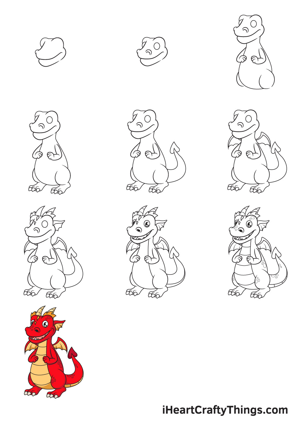 Simple Dragon Drawing Dragon Drawing How To Draw A Dragon Step By Step how to draw a dragon step by step