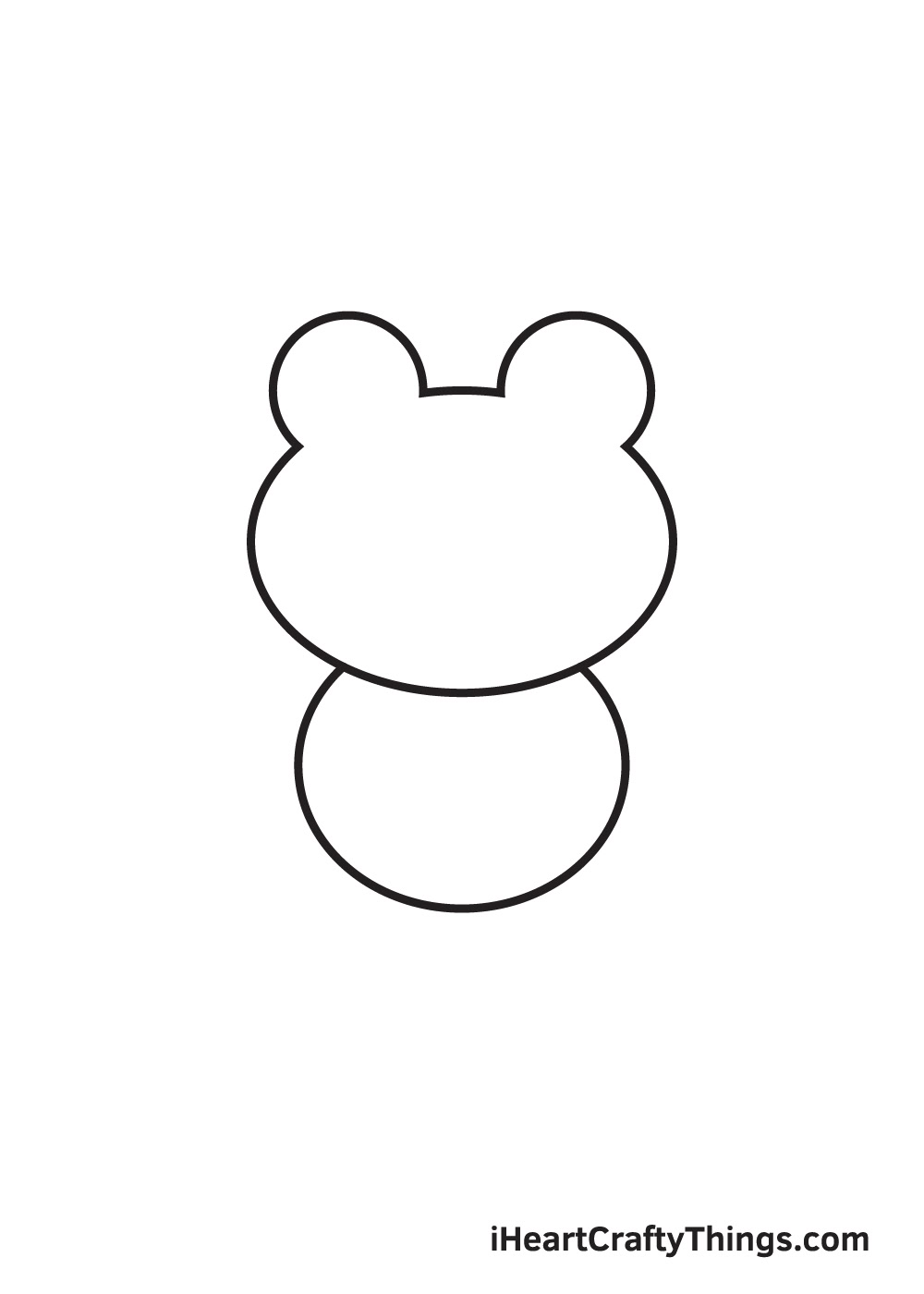 Frog Drawing – Step 2
