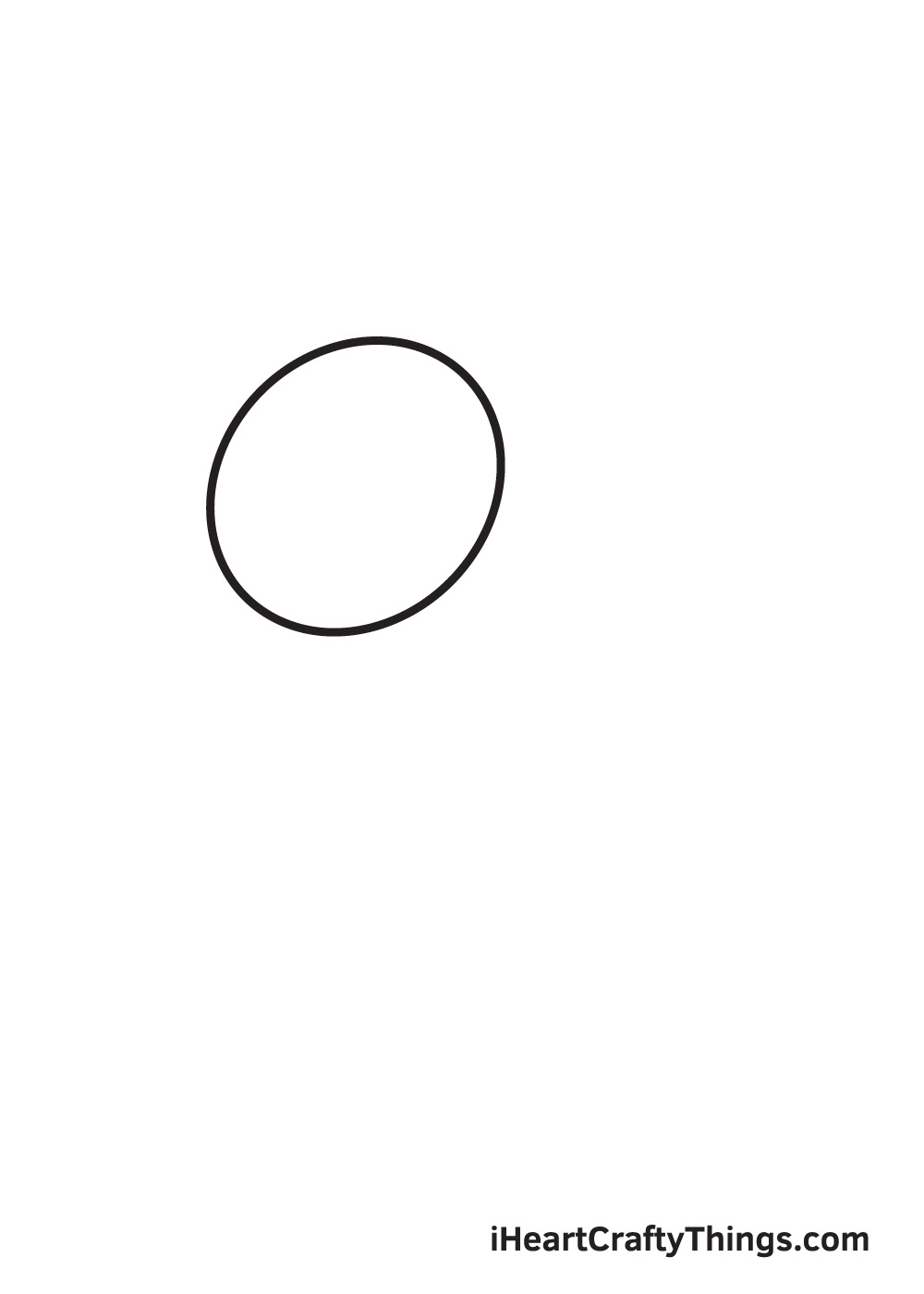 goat drawing - step 1