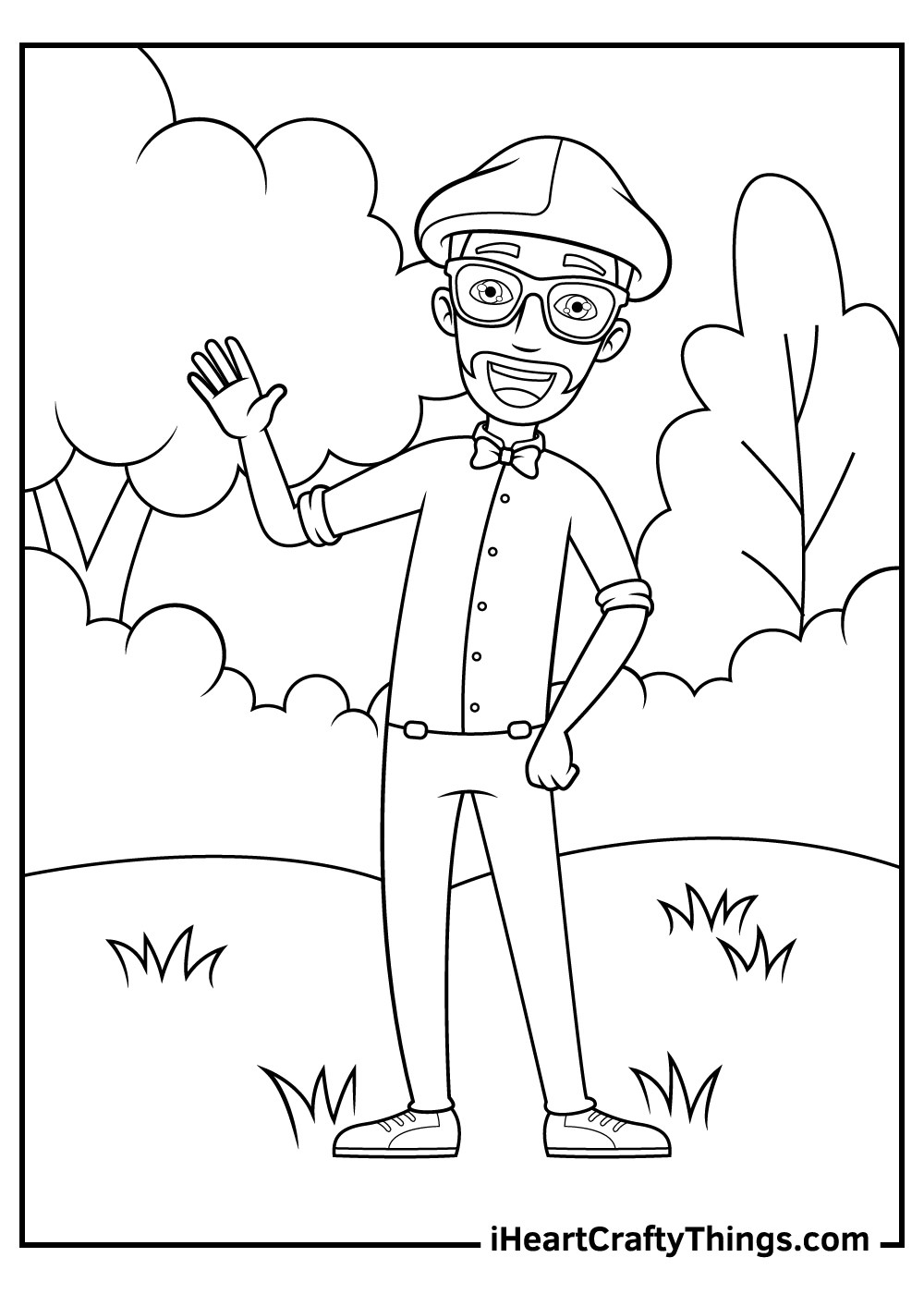Printable Blippi Coloring Pages Printable World Holiday
