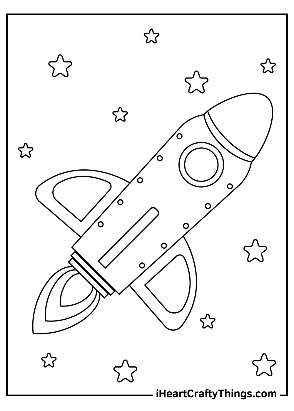 Printable Spaceship Coloring Pages Updated 21