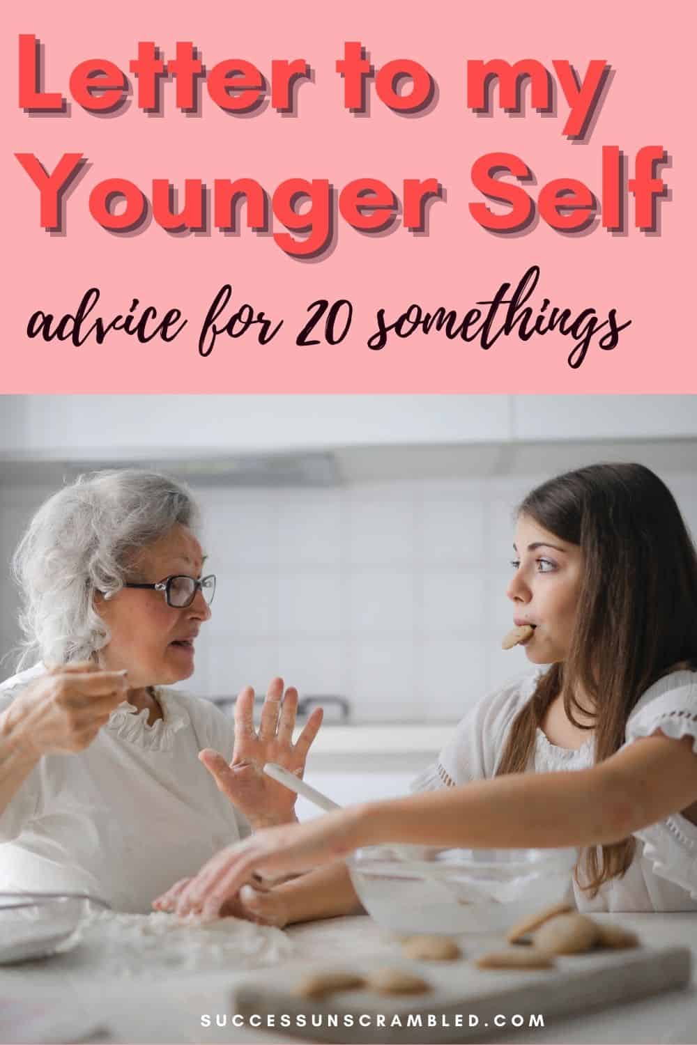 Letter to my Younger Self - pin 1