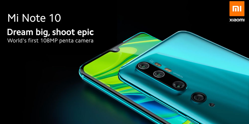 Xiaomi Mi Note 10 Pro fotocamera 8P