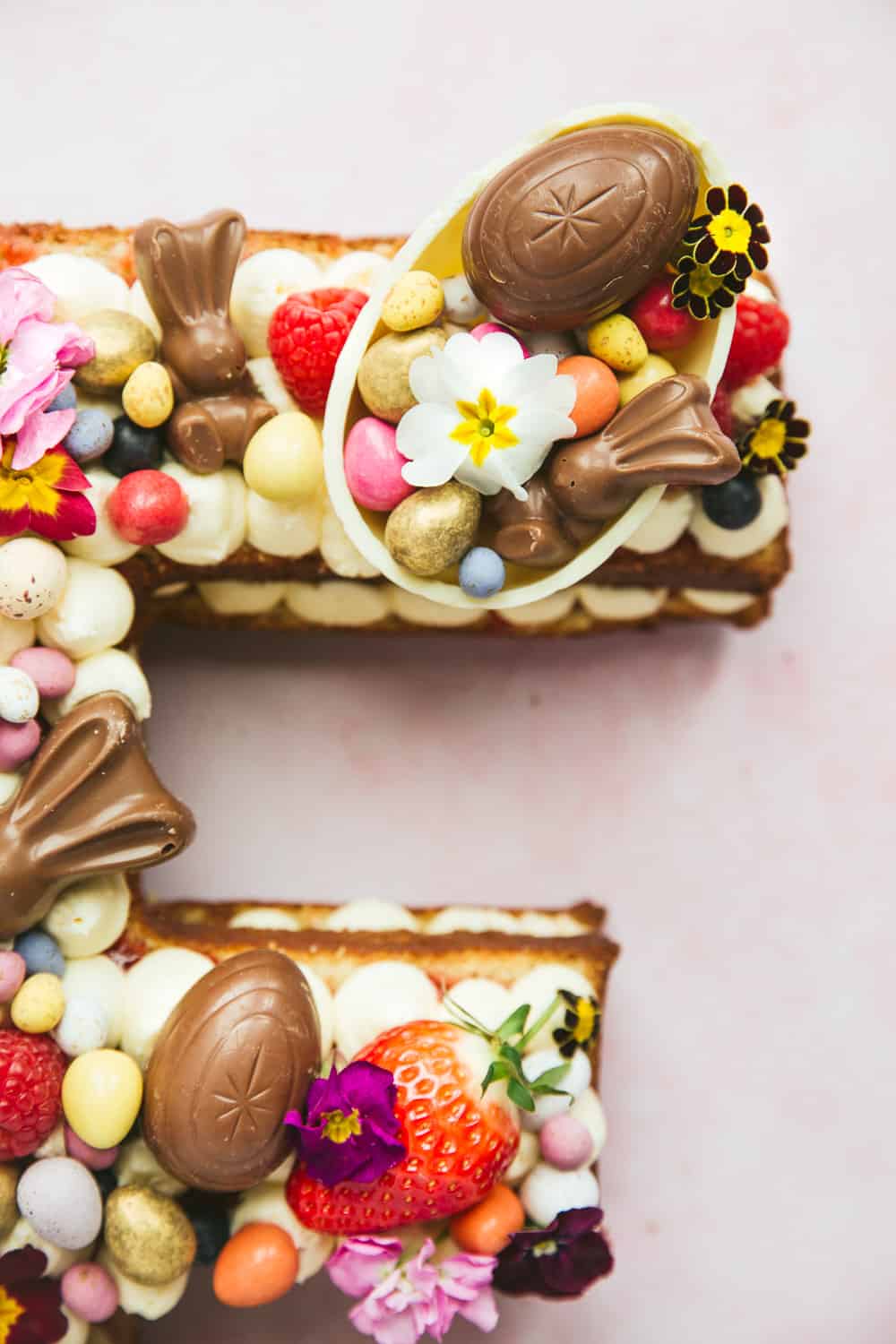 How To Make A Letter Cake E Is For Easter Amy Treasure