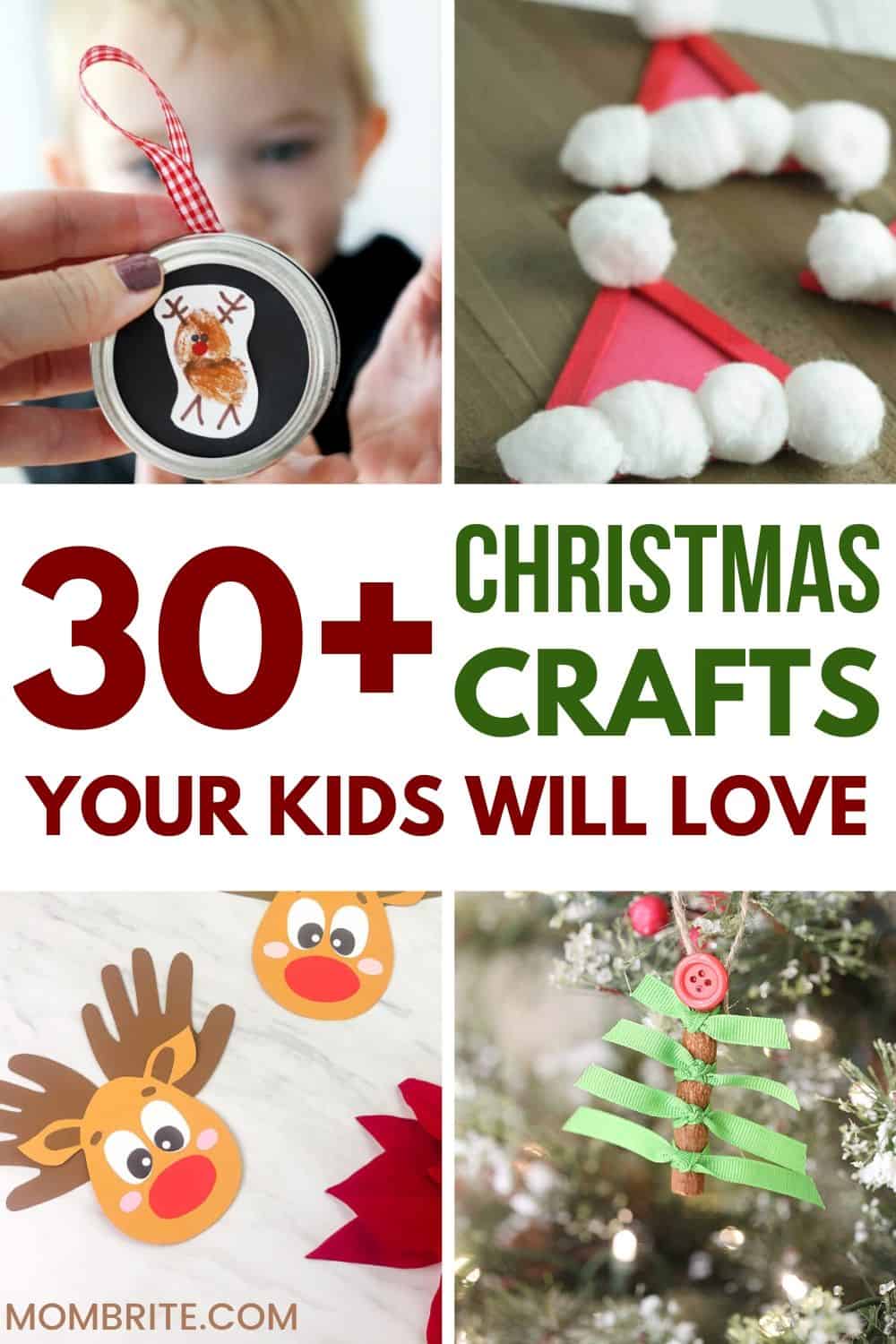 30+ Easy Christmas Crafts for Toddlers and Preschoolers | Mombrite