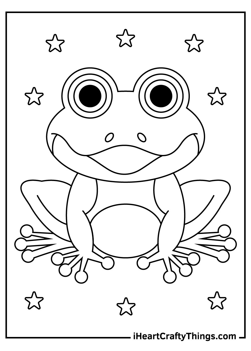 Frog Coloring Pages (Updated 2021)