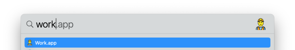 Launching the Automator app via Spotlight Launching the Automator app via Spotlight