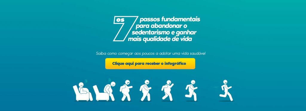 Banner Infográfico Sedentarismo