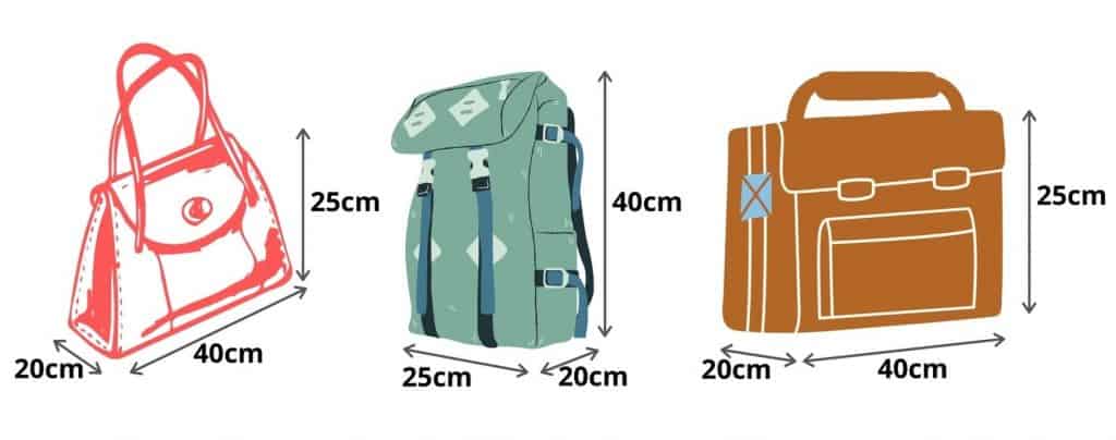 Ryanair small-bag-size