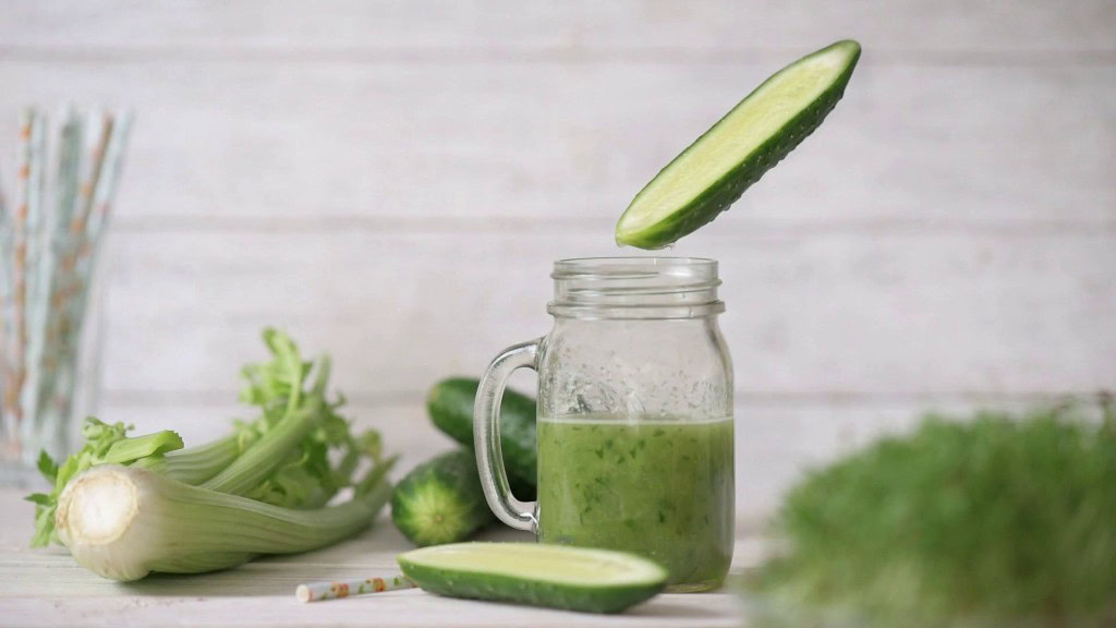 suco de pepino como fazer